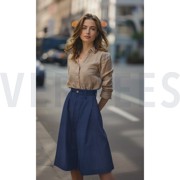 DENIM KNIT TWILL BLEACHED (thumbnail) #7