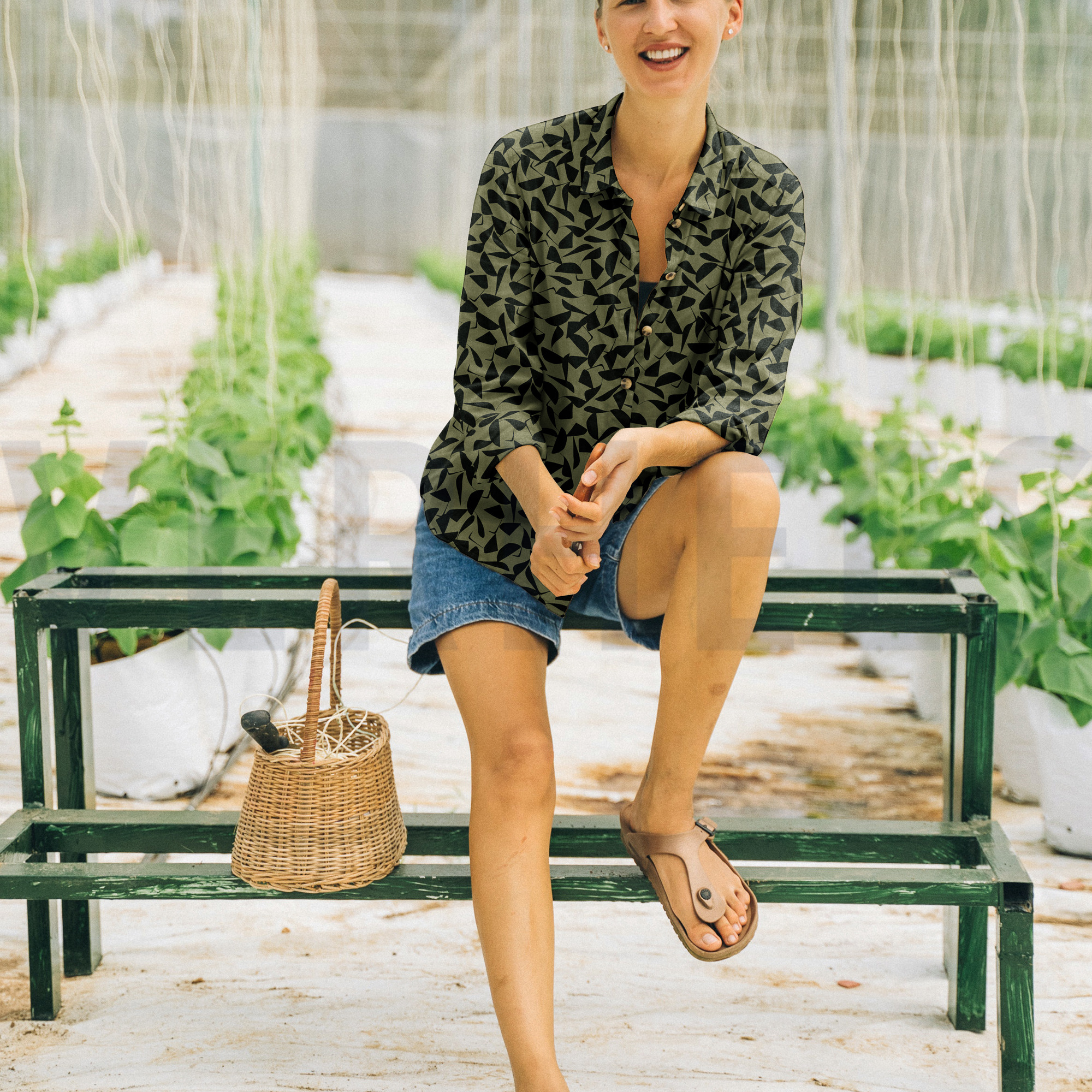 VISCOSE POPLIN STRETCH ABSTRACT PAARS (high resolution) #7