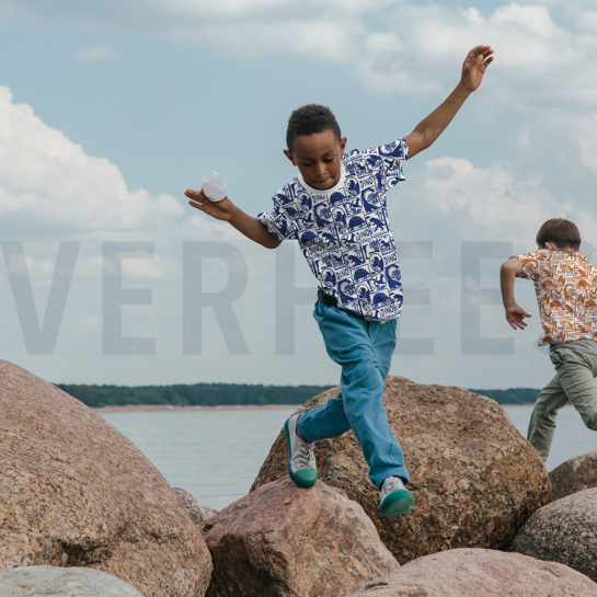 JERSEY DINOSAURUSSEN KOBALTBLAUW #7