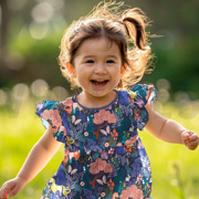 FINE POPLIN DIGITAL UNICORNS DARK GREEN (thumbnail) #7