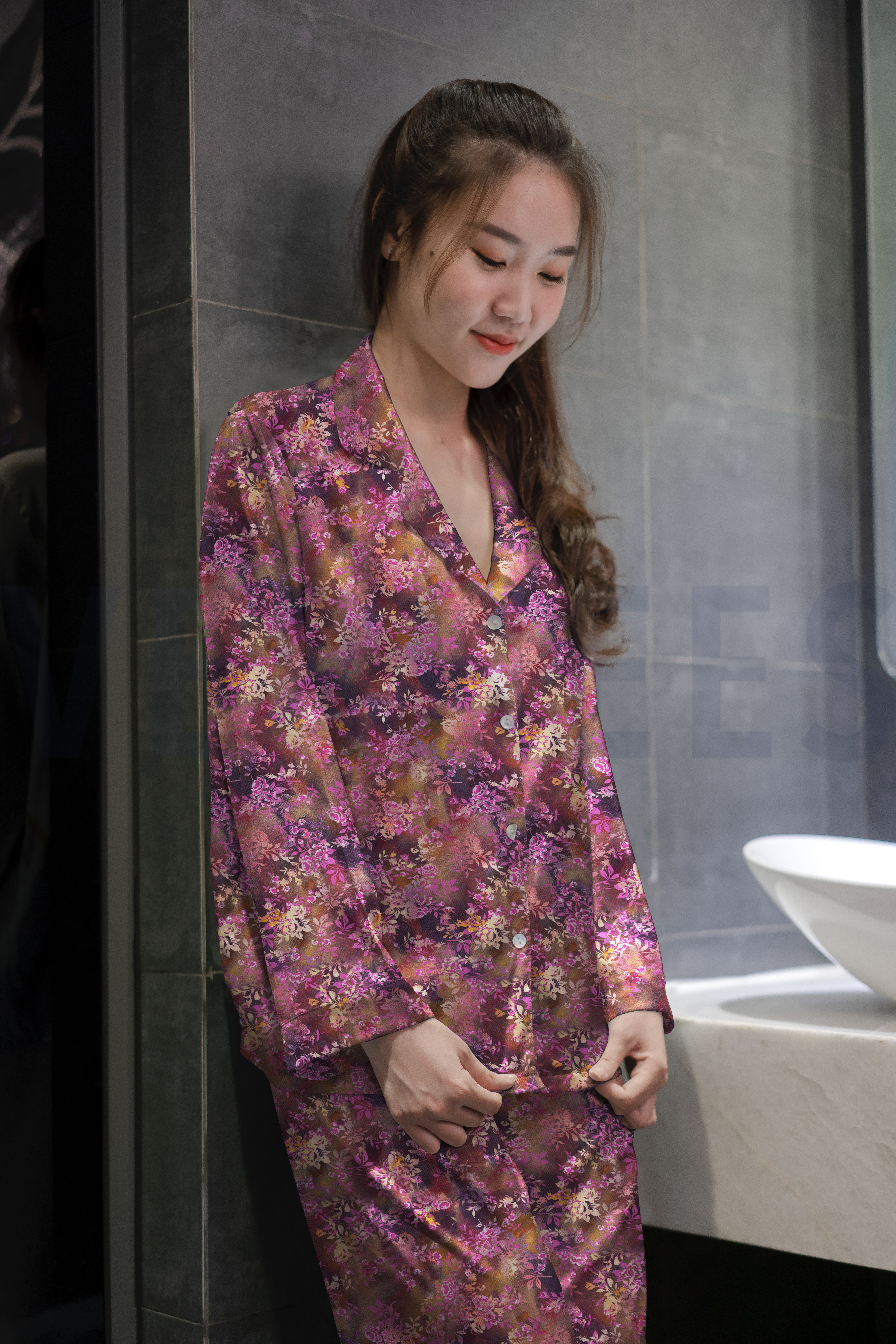 VISCOSE RADIANCE DIGITAAL BLOEMEN PAARS #7