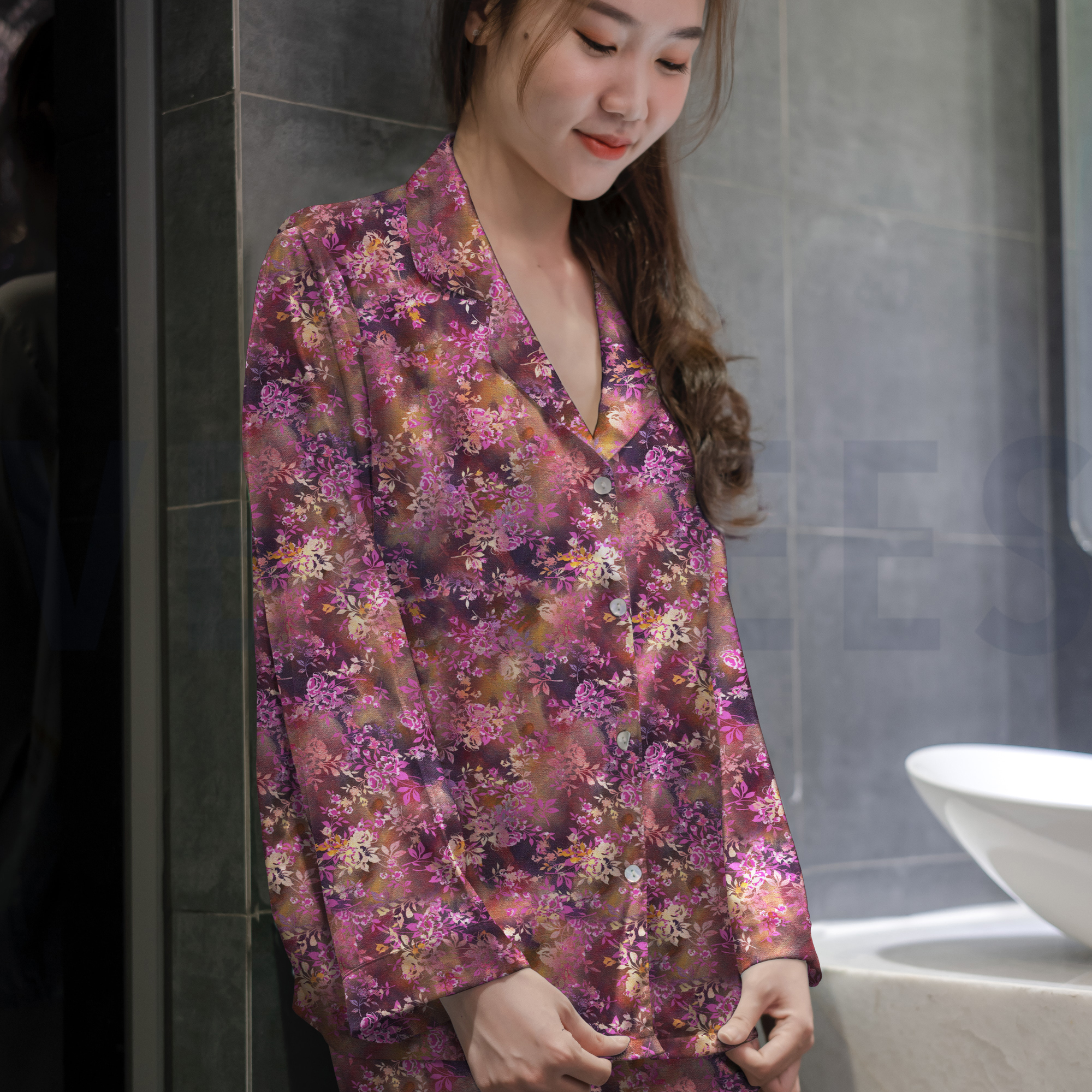 VISCOSE RADIANCE DIGITAAL BLOEMEN PAARS (high resolution) #7