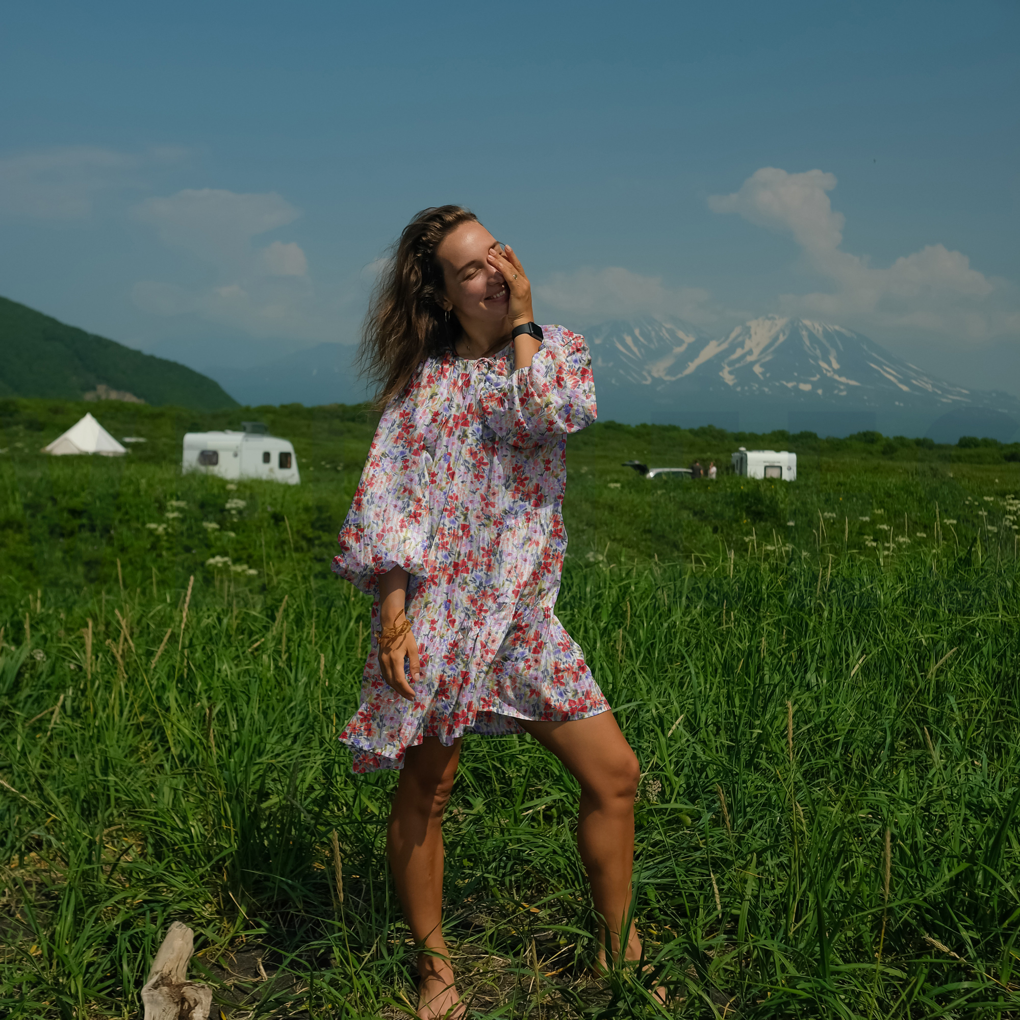 COTON VOILE DIGITAL FLEURS VIOLET (high resolution) #7