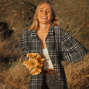 GEBÜRSTETER MANTELLSTOFF KAROS ESSIGGURKE (thumbnail) #7