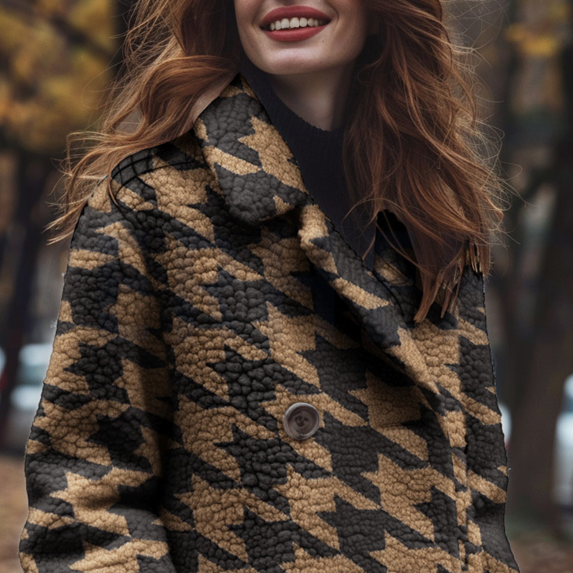 TEDDY JACQUARD HAHNENTRITT KAMEL (high resolution) #7