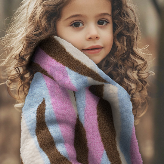 TEDDY JACQUARD SWIRL VIOLETT #7