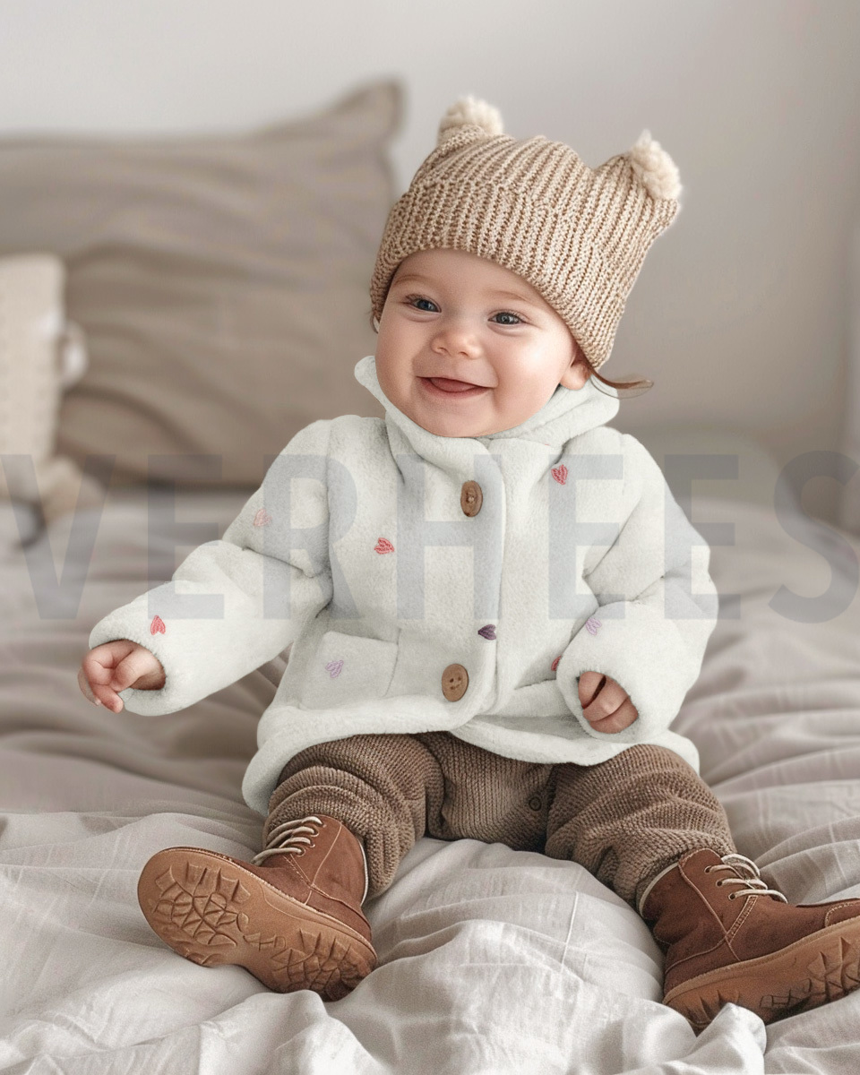 TEDDY EMBROIDERY HARTEN ECRU #7