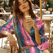 HANDCRAFTED BATIK COTTON MULTICOLOUR (thumbnail) #7