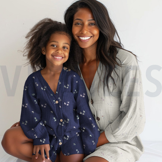 DOUBLE GAUZE FOLIE VOGELS ECRU #7