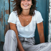 DENIM STREIFEN JEANSBLAU (thumbnail) #7