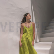 COTTON EMBROIDERY ONE-SIDE BORDER PURPLE/RED (thumbnail) #7