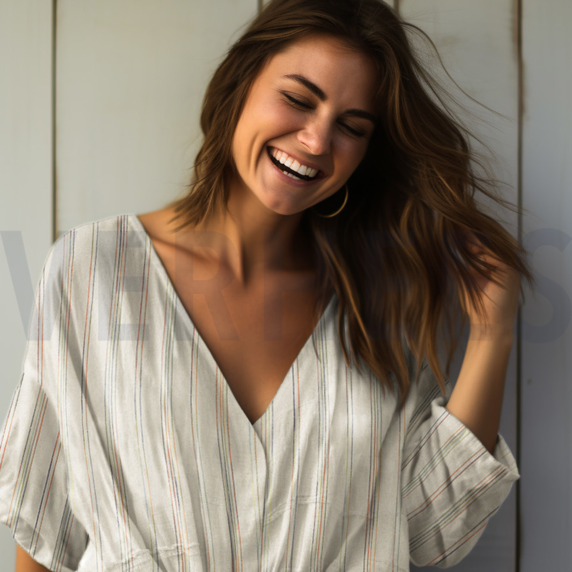 LINNEN VISCOSE STREPEN MULTI (high resolution) #7