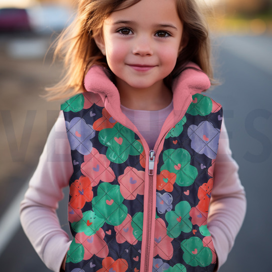 STEPPSTOFF BLUMEN MARINEBLAU #7