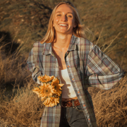 LAINAGE MANTEAU BROSSÉ TEINT EN FIL BROSSÉ BEIGE (thumbnail) #7