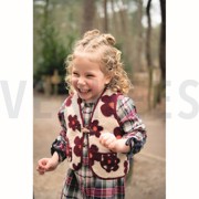 TEDDYSTOFF JACQUARD BLUMEN ARMYGRÜN/ROSA (thumbnail) #7