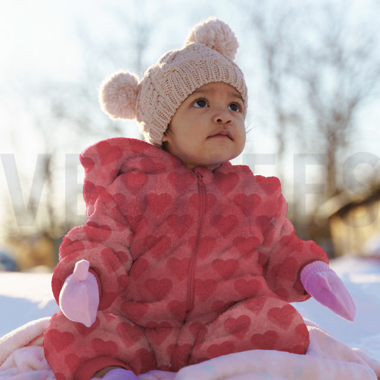 FAUSSE FOURRURE CŒURS ROUGE #7