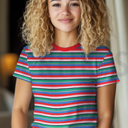 RIB JERSEY GARENGEVERFD STREPEN MULTI (thumbnail) #7