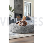 FAUX FUR ANIMAL SKIN BLACK (thumbnail) #7