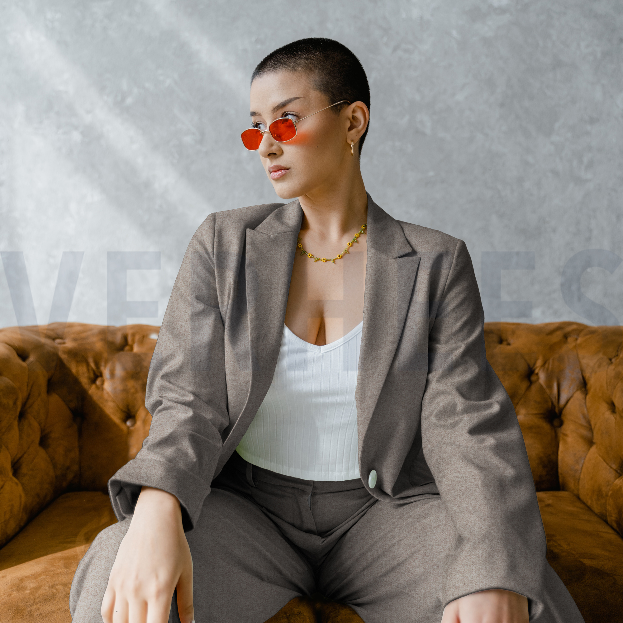 BREISEL WOL LOOK ZAND GEMÊLEERD (high resolution) #7