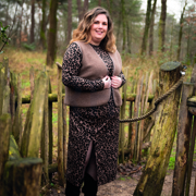 MERINO WOOL FLEECE BROWN (thumbnail) #7