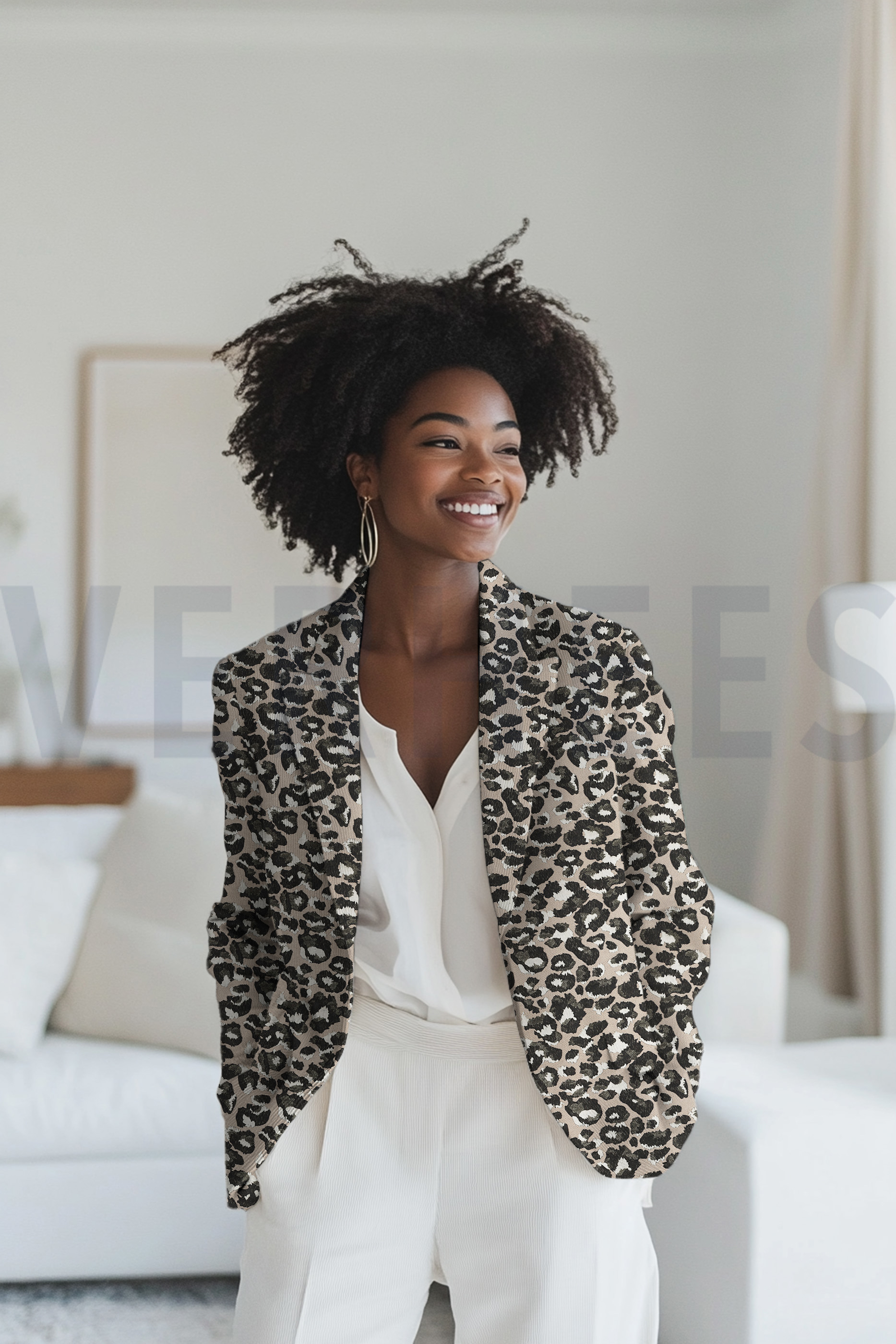 JACQUARD TIERHAUT BEIGE #7