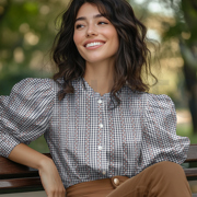 KATOEN JACQUARD BLOEMEN MARINEBLAUW (thumbnail) #7