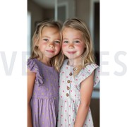 DOUBLE GAUZE EMBROIDERY NEON HEARTS WHITE (thumbnail) #7