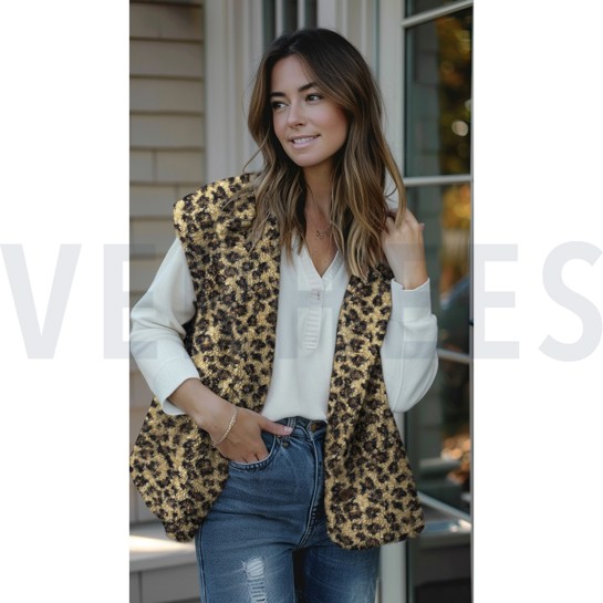 BOUCLÉ ANIMAL SKIN BROWN #7