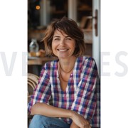 COTTON YARN DYED CHECKS CERISE (thumbnail) #7