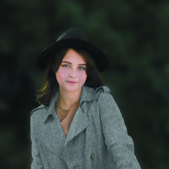 OUTDOOR WATERDICHT MELANGE MARINEBLAUW #7