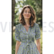 COTTON STRIPES NEON EMBROIDERY GREEN NEON (thumbnail) #7