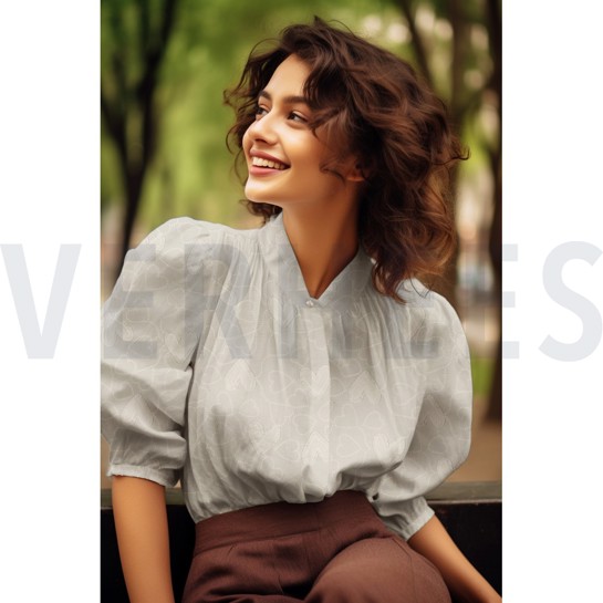 COTON VOILE COEURS ÉCRU #7