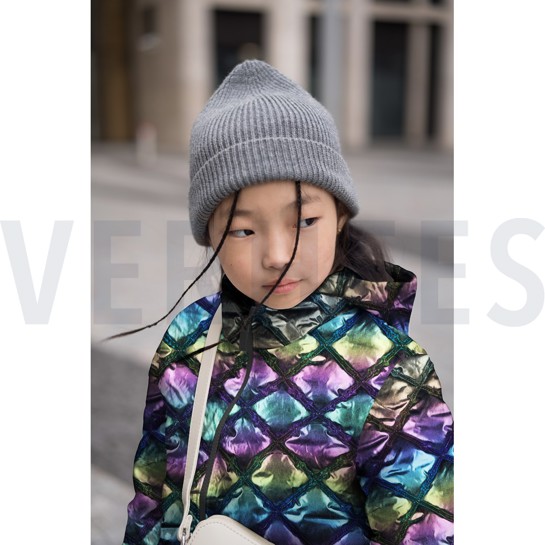 GEWATTEERD FOLIE REGENBOOG MULTI #7