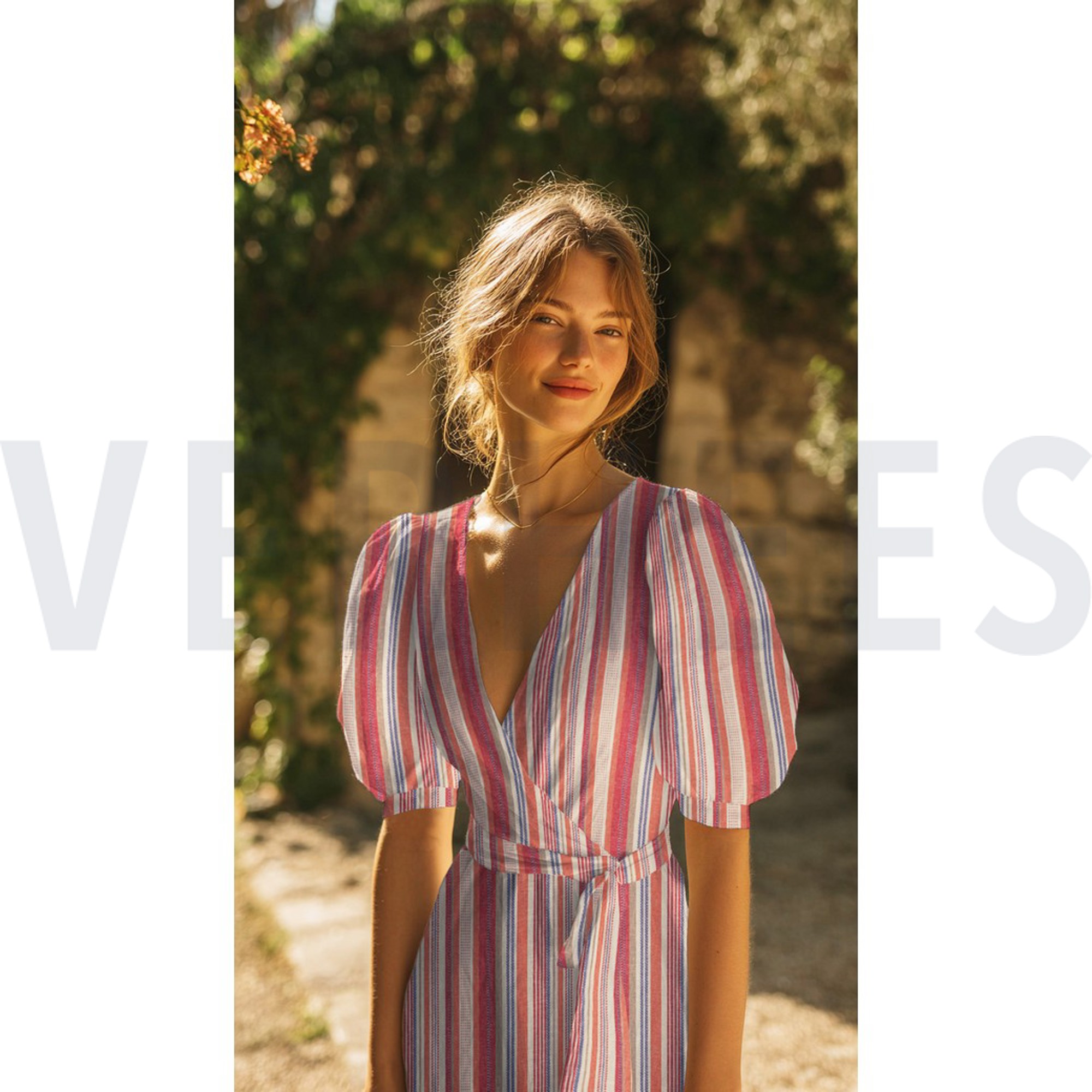 LINNEN VISCOSE GARENGEVERFD STREPEN MULTI (high resolution) #7