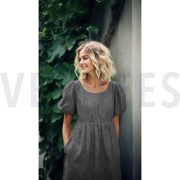 LINEN COTTON HERRINGBONE BEIGE (thumbnail) #7