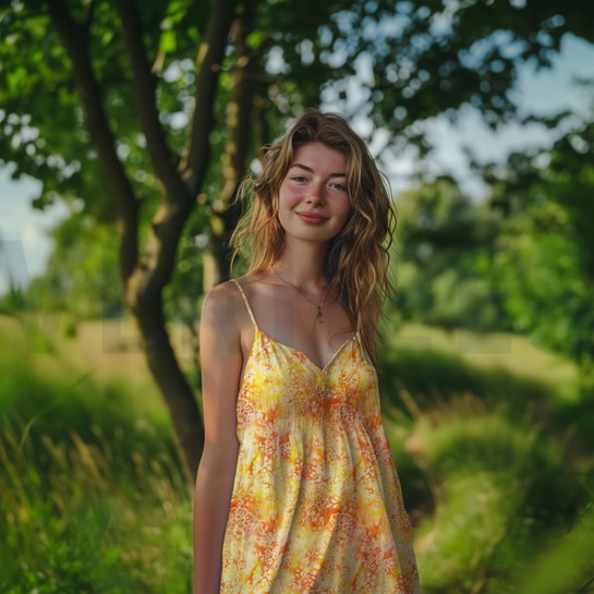 HANDCRAFTED BATIK VISCOSE YELLOW #7