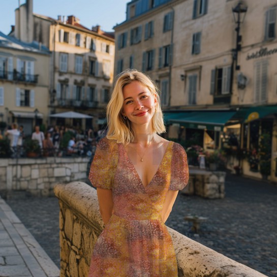 HANDCRAFTED BATIK VISCOSE GREEN #7