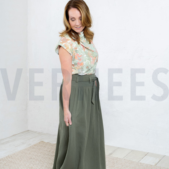 DOUBLE GAUZE GOTS GEBROKEN WIT #7