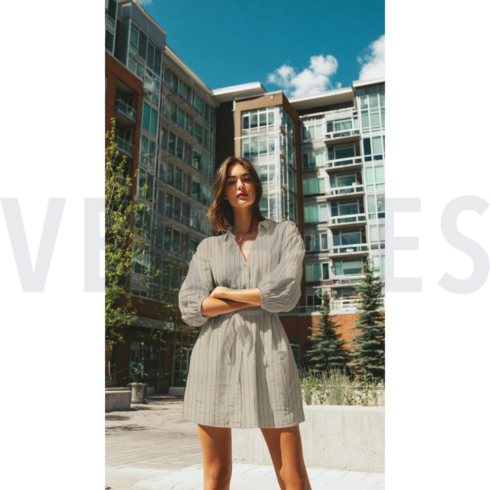 LINEN VISCOSE LUREX STRIPES ECRU (high resolution) #7