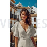 LEINEN VISKOSE LUREX STREIFEN ECRU (thumbnail) #7