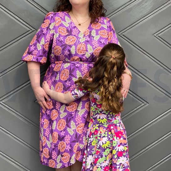 JERSEY GOTS POP BLOSSOM NERIDA HANSEN BLEU MARINE #7