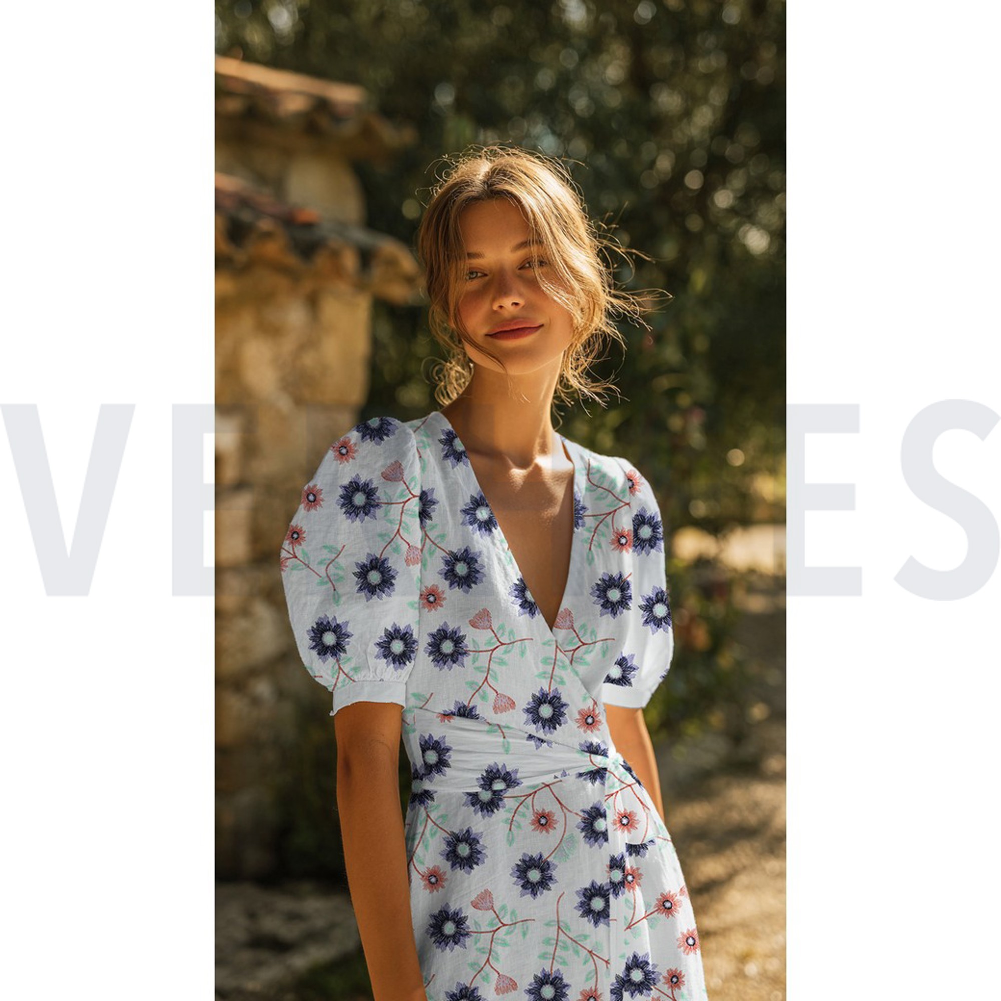 COTTON EMBROIDERY FLOWERS WHITE (high resolution) #7