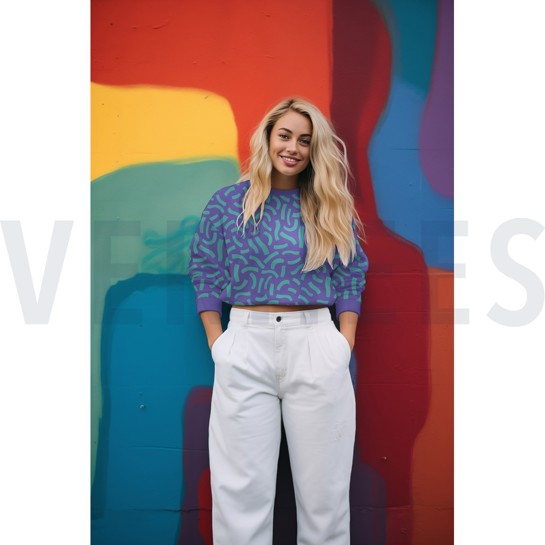 FRENCH TERRY SPEELS NERIDA HANSEN ROZE #7