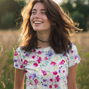 JERSEY DIGITAAL AQUAREL BLOEMEN WIT (thumbnail) #7