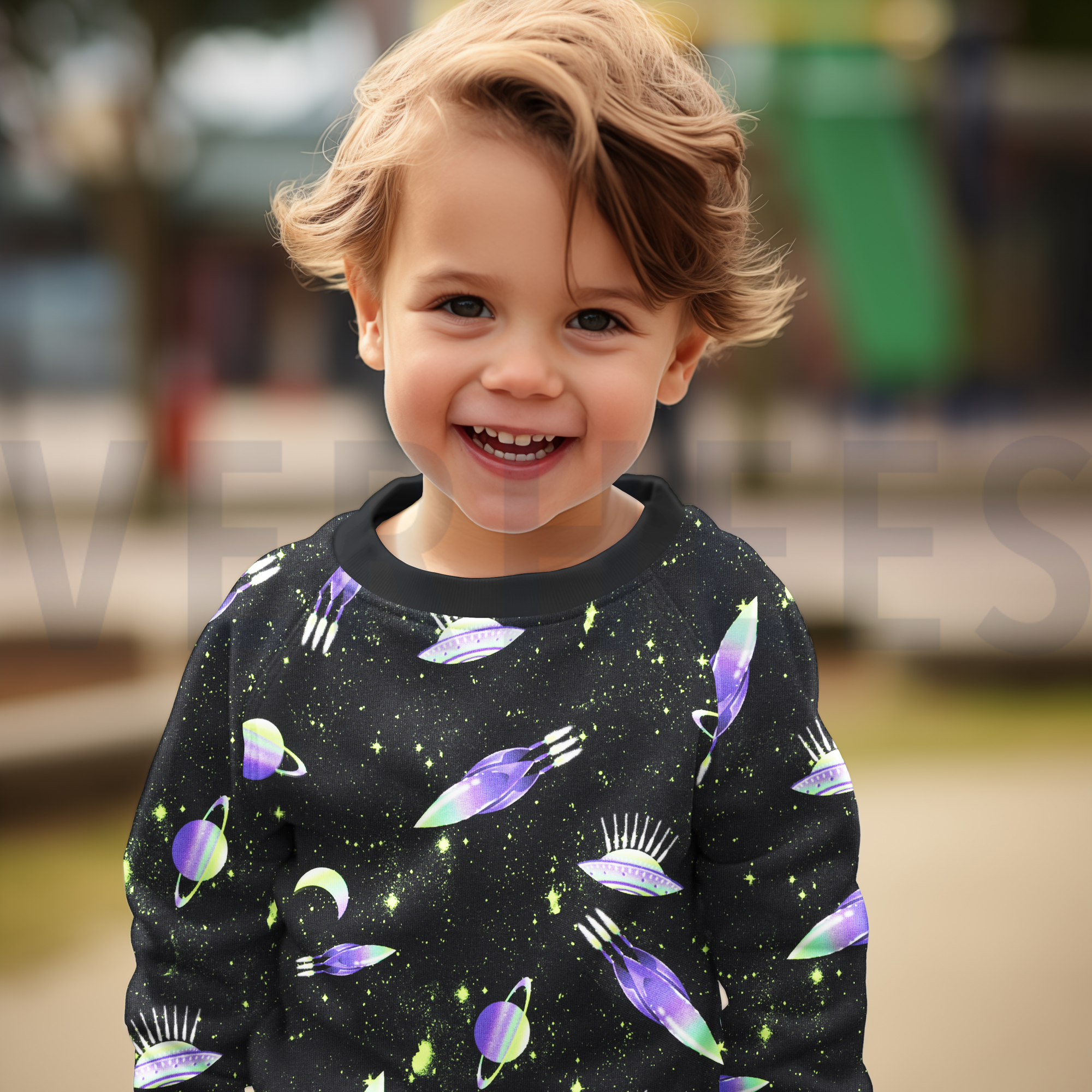 FRENCH TERRY DIGITAL ESPACE NOIR (high resolution) #7