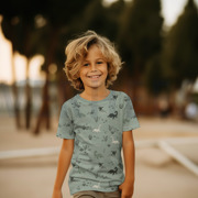 JERSEY MÉLANGE DINOSAURES AQUATIQUES GRIS CHINÉ CLAIR (thumbnail) #7