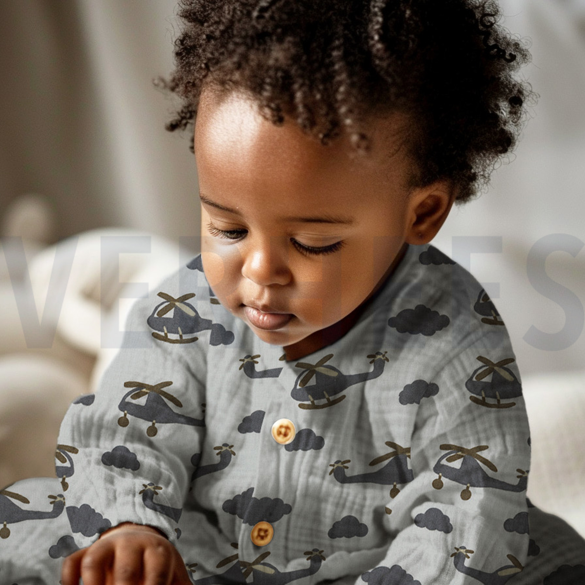 MUSSELIN HELIKOPTER HELLBLAU (high resolution) #7