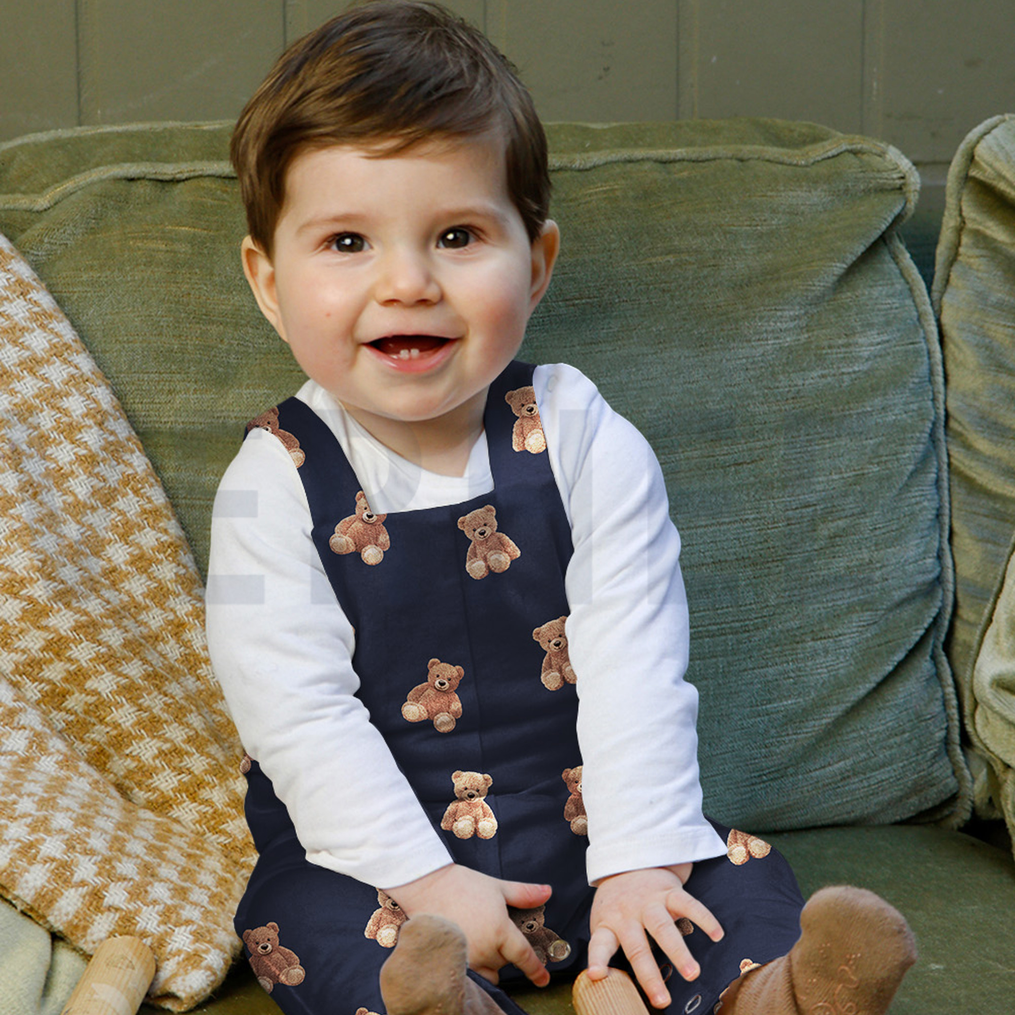 JERSEY GOTS DIGITAL TEDDY BEARS ECRU (high resolution) #7