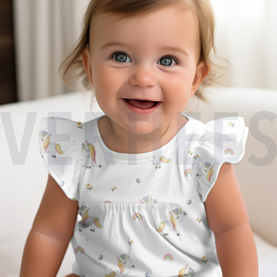 JERSEY GOTS DIGITAL UNICORNS WHITE #7