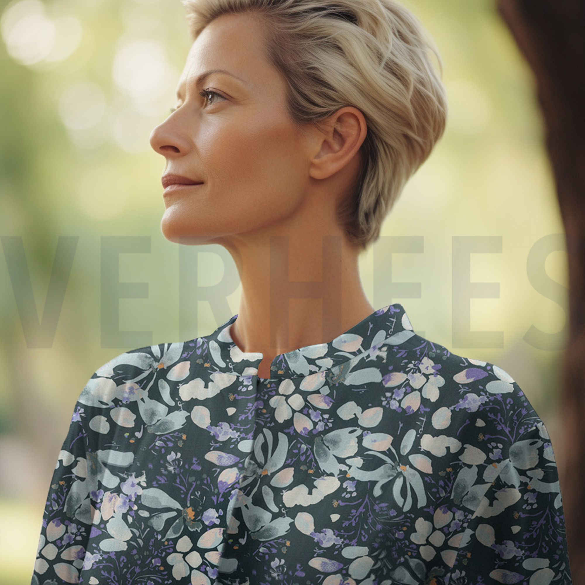 VISCOSE POPLIN STRETCH DIGITAAL BLOEMEN PETROL (high resolution) #7